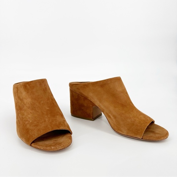 Vince Petra Suede Mule Heels - Picture 1 of 8